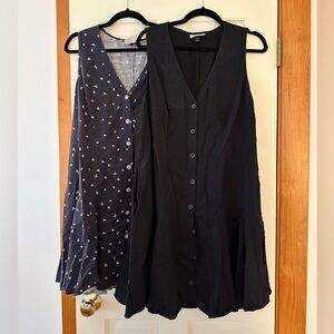 BUNDLE Universal Thread Button-Front Godet Mini A-Line Dress XXL